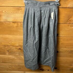 Jana women’s ACTWU wool skirt 10 high waist gray pleated Vintage Ed Mitchell Inc